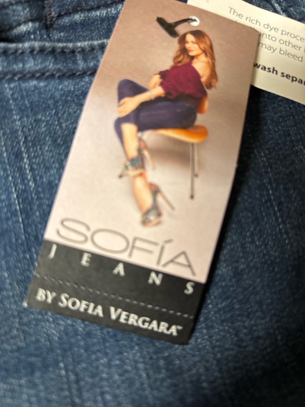 sofia by sofia vergara Medium Blue Flare Jeans - Picture 5 of 5